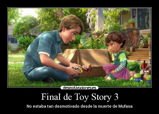 Final de Toy Story 3 -