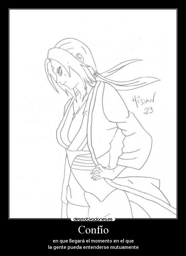 carteles tsunade confia desmotivaciones