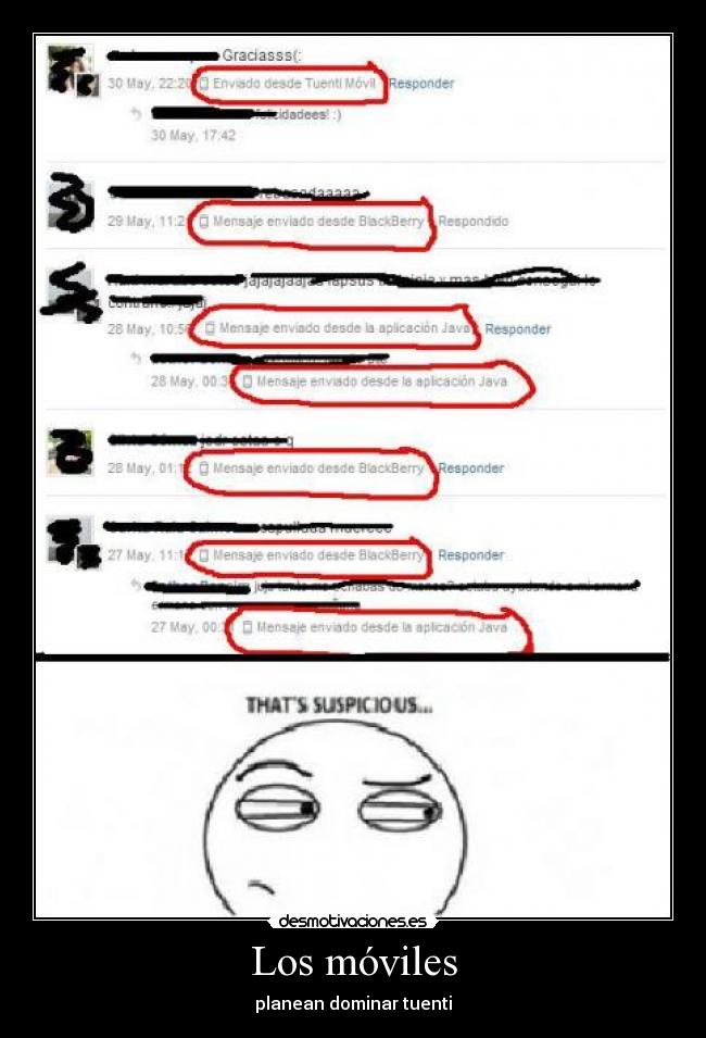 carteles tuenti movil java blacberry dominar suspicius desmotivaciones