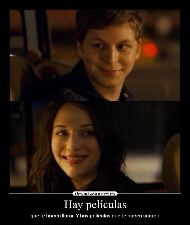 carteles nick and norah peliculas llorar sonreir desmotivaciones