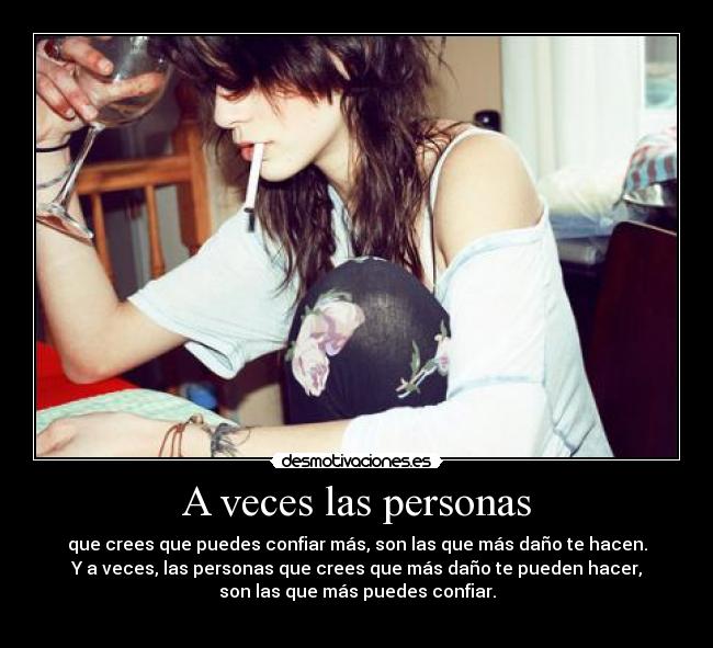 A veces las personas - 