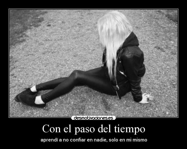 Con el paso del tiempo -