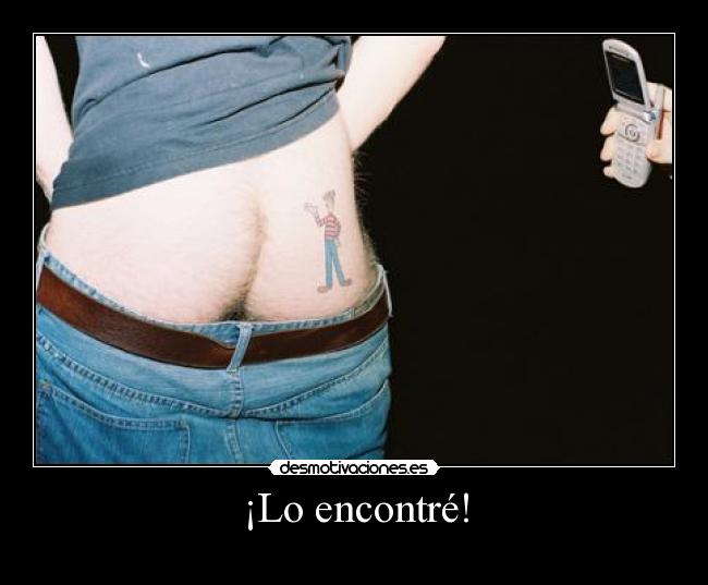 ¡Lo encontré! -