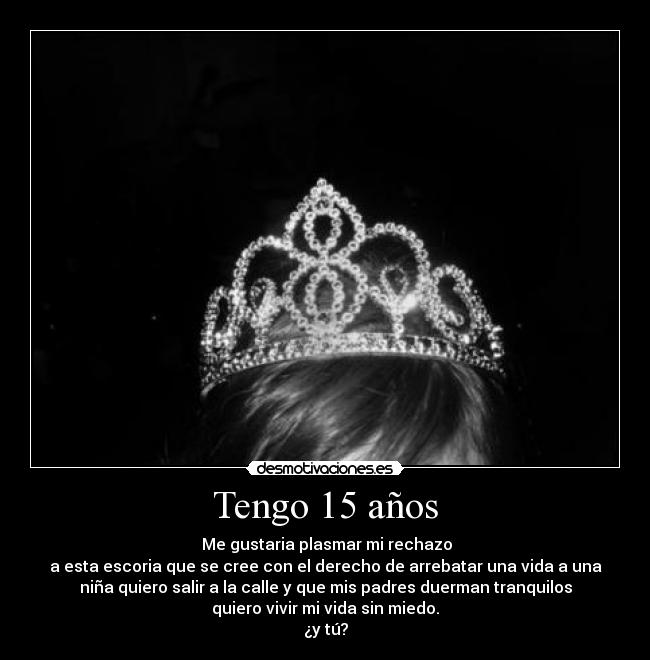 Tengo 15 años -