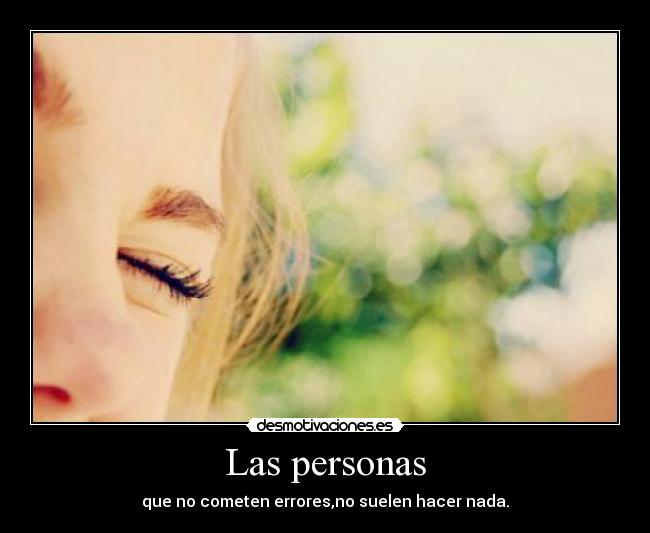 Las personas -