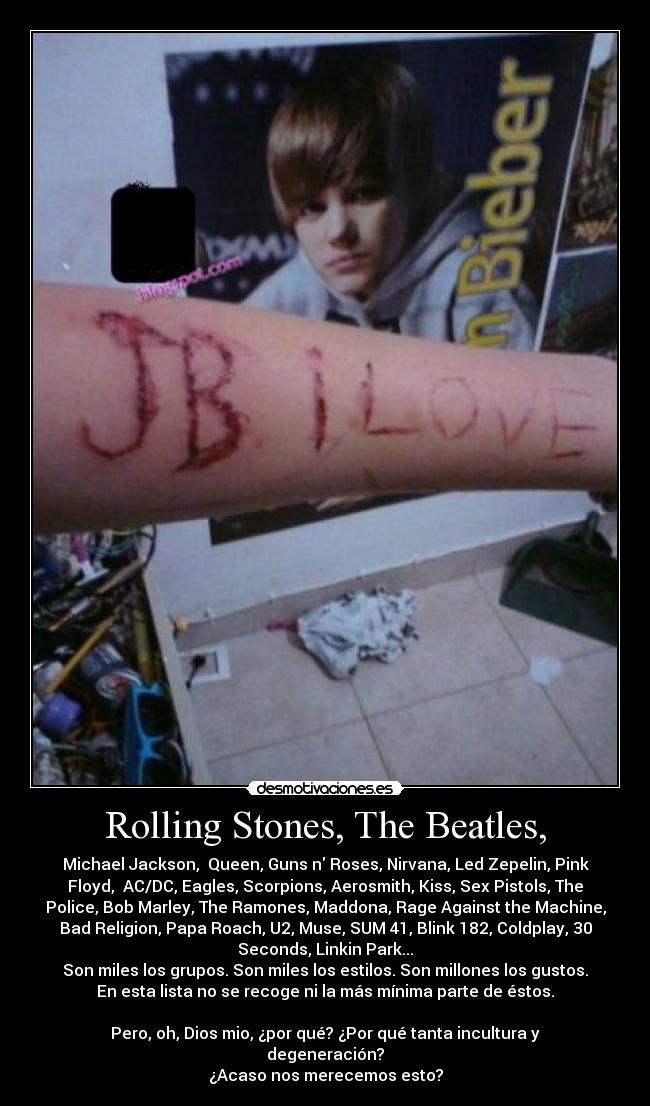 Rolling Stones, The Beatles, -