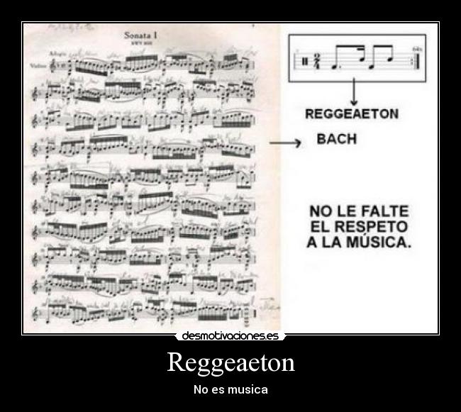 Reggeaeton - No es musica