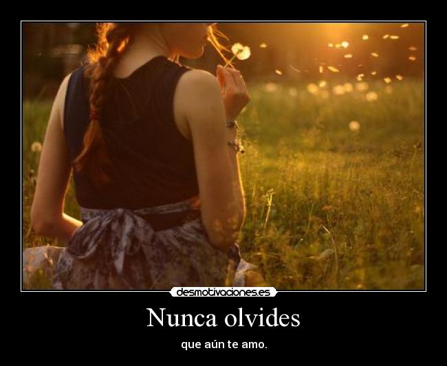 Nunca olvides -
