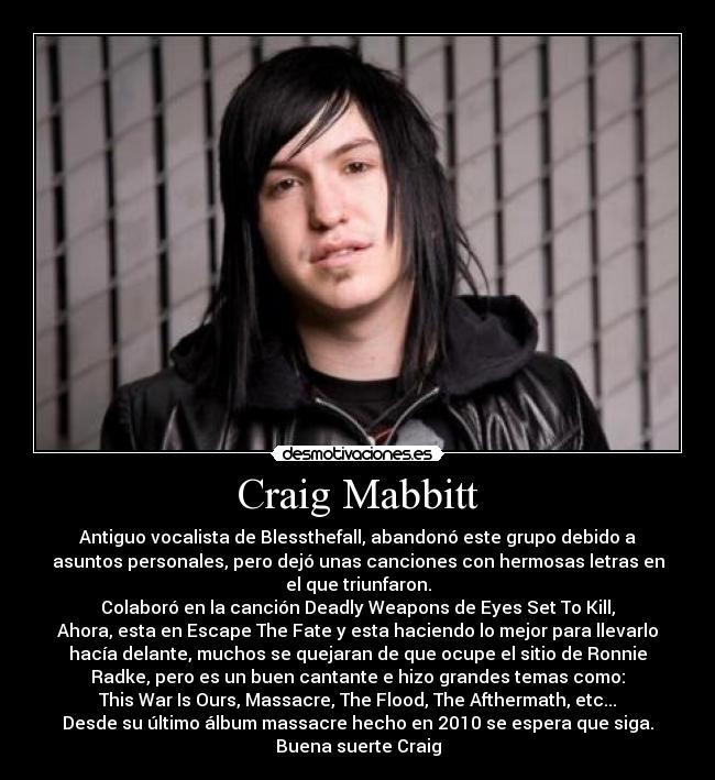 Craig Mabbitt -