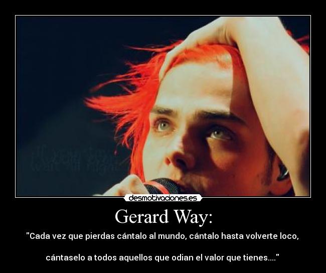 Gerard Way: - 