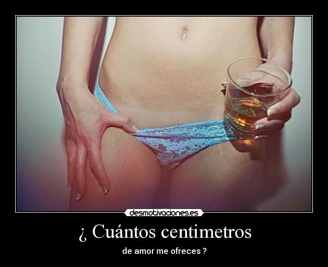 ¿ Cuántos centimetros -