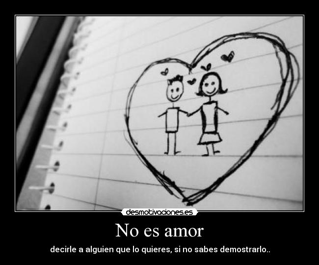 No es amor - 