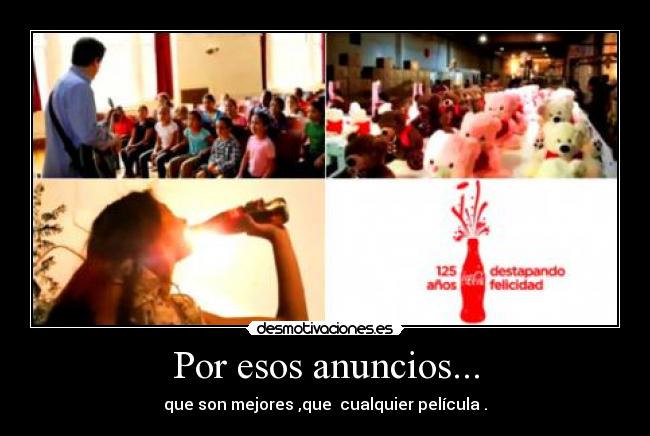 Por esos anuncios... - 