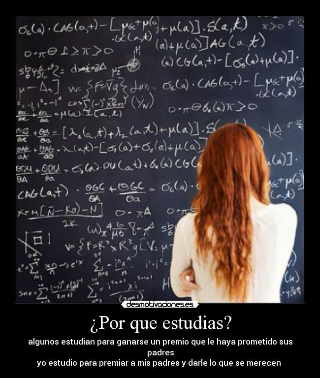 ¿Por que estudias? - 