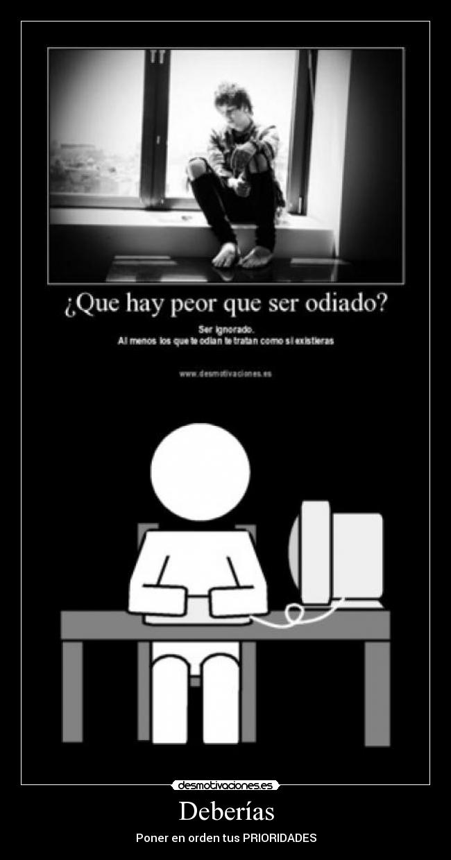 Deberías - Poner en orden tus PRIORIDADES