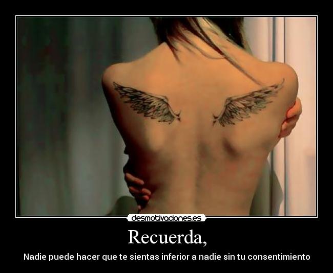 Recuerda, -