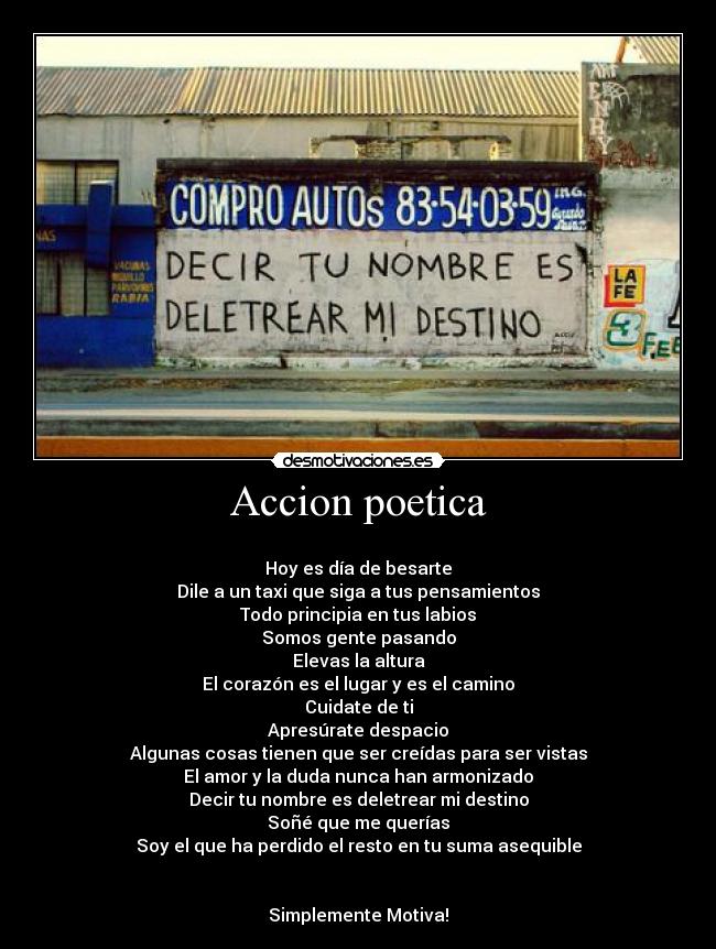 carteles accion poetica desmotivaciones