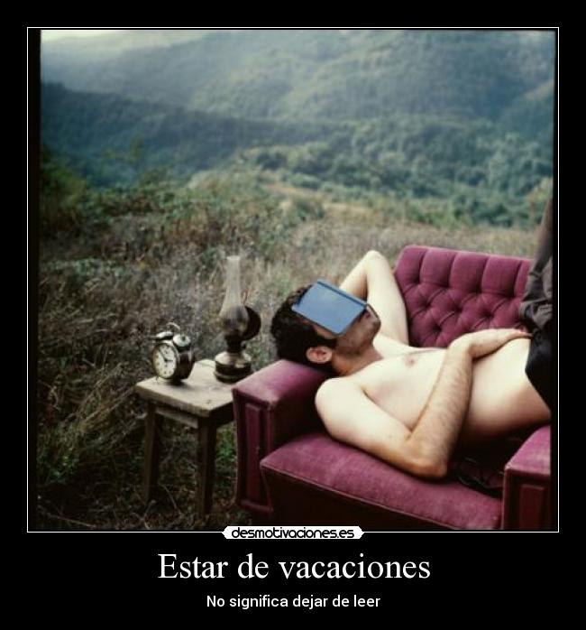 Estar de vacaciones -