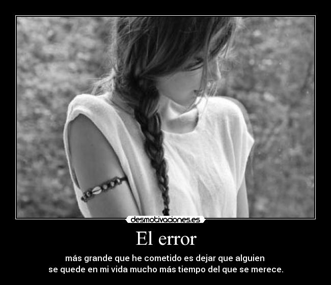 El error - 