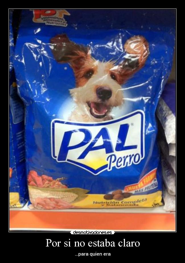 Por si no estaba claro -