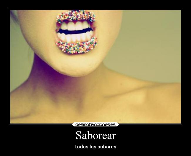 Saborear - todos los sabores