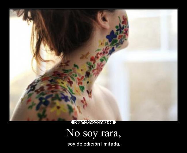 No soy rara, - 