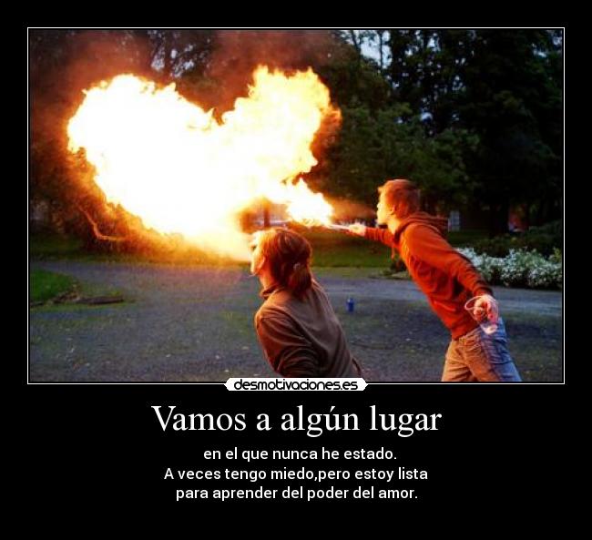 Vamos a algún lugar -