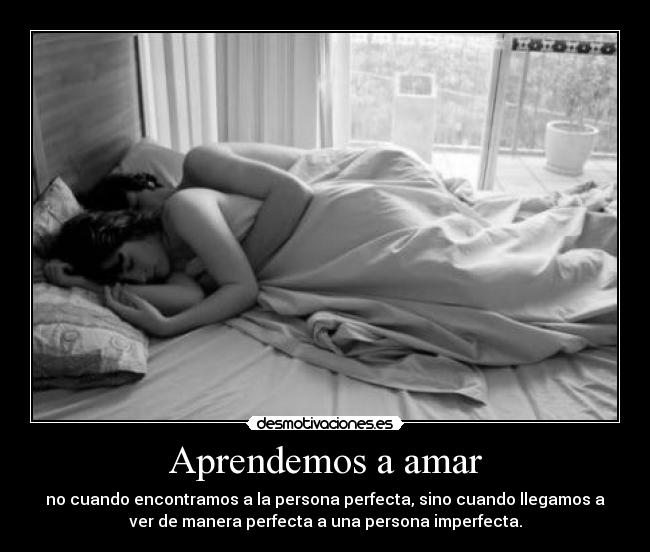Aprendemos a amar -