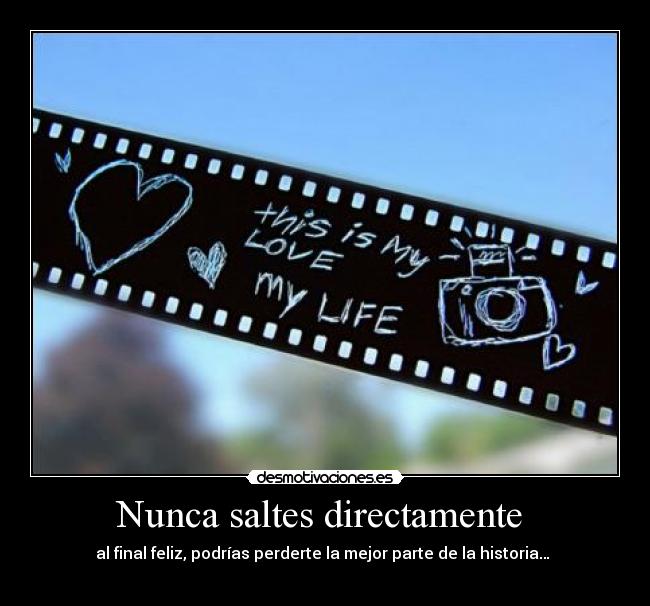 carteles nunca saltes directamente desmotivaciones