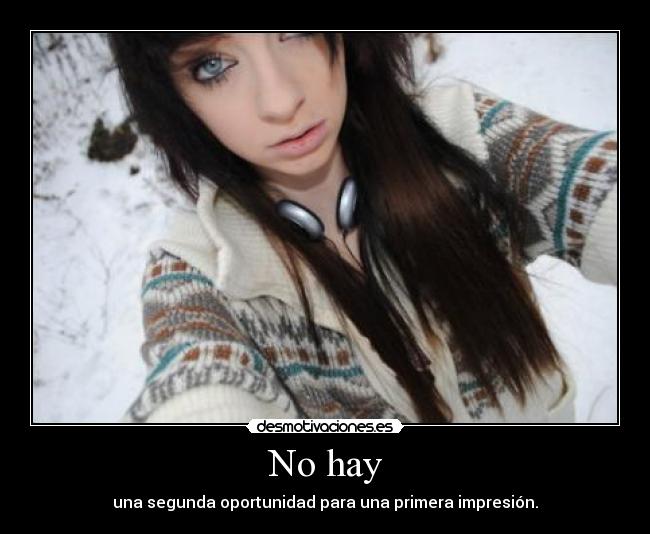 No hay -