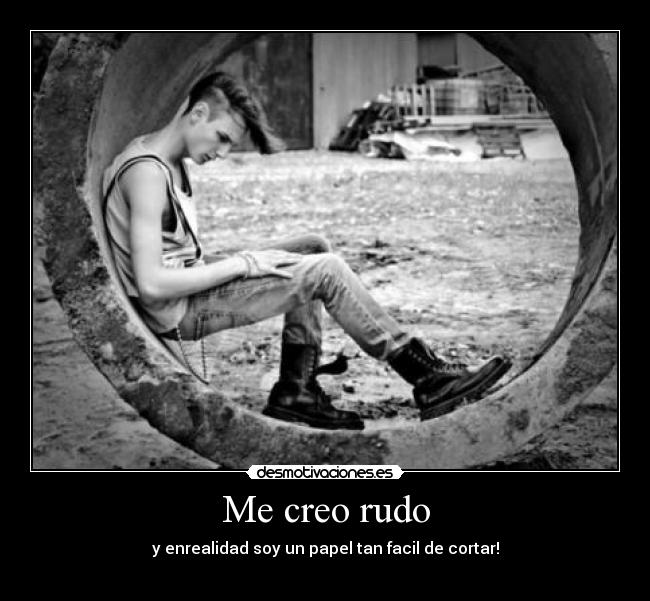 carteles rudos papel cortar triste desmotivaciones