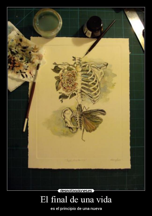 El final de una vida - es el principio de una nueva