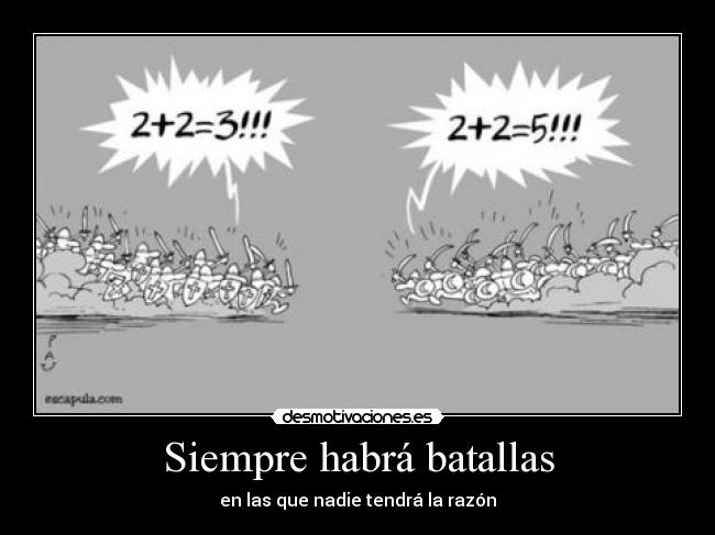 Siempre habrá batallas - 