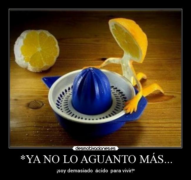 *YA NO LO AGUANTO MÁS... -