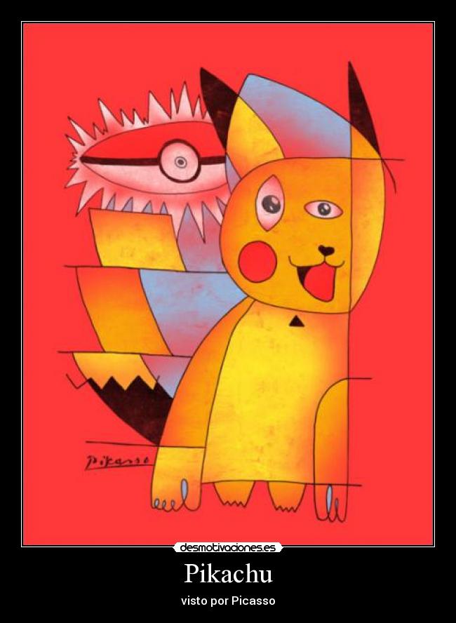 Pikachu - visto por Picasso