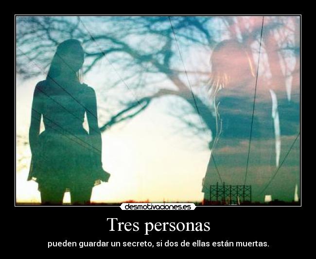 Tres personas -