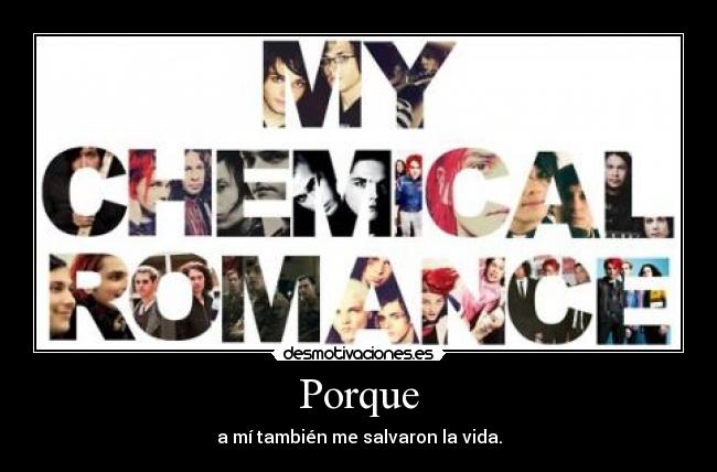 Porque - a mí también me salvaron la vida.