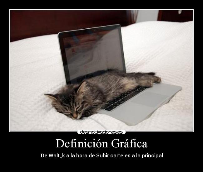 Definición Gráfica - De Walt_k a la hora de Subir carteles a la principal