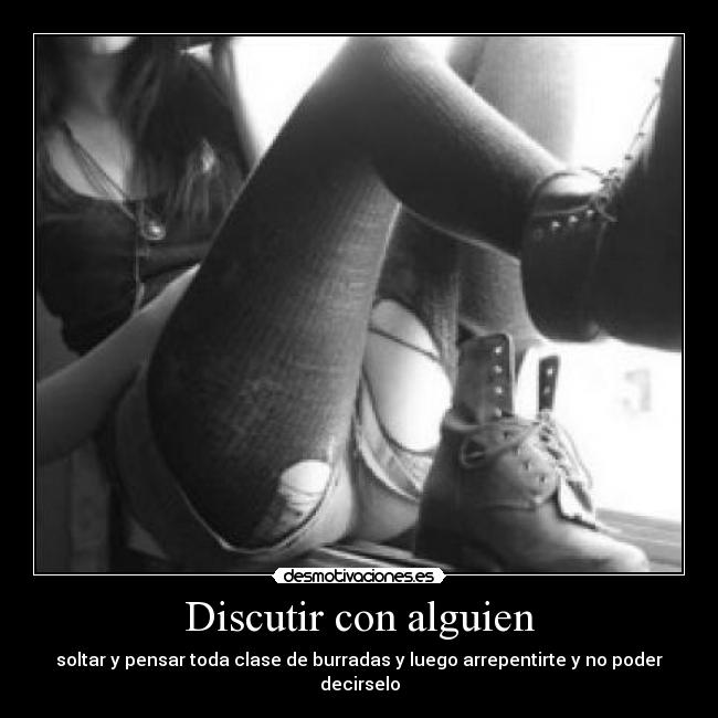 Discutir con alguien - 