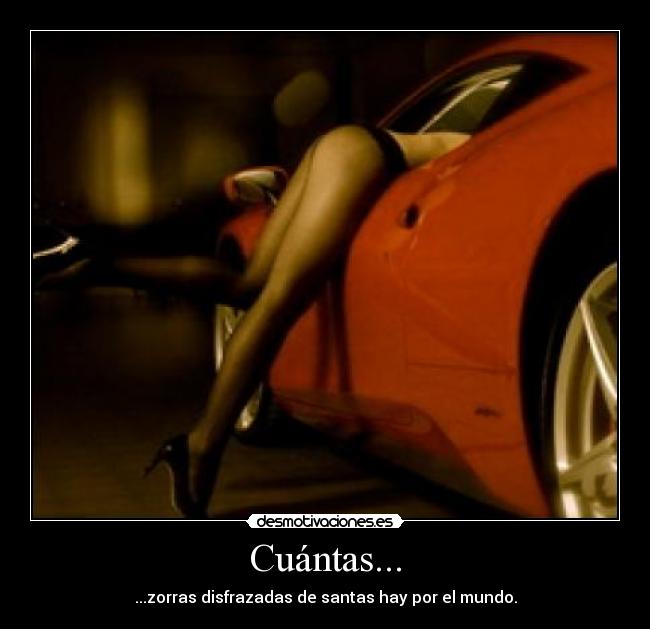 Cuántas... - ...zorras disfrazadas de santas hay por el mundo.