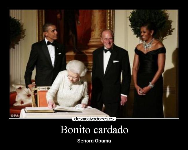 carteles obama michelle obama cardado joke desmotivaciones