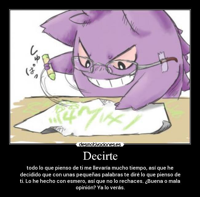 Decirte -