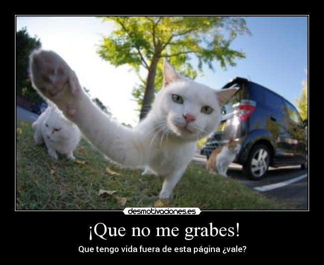 ¡Que no me grabes! - 