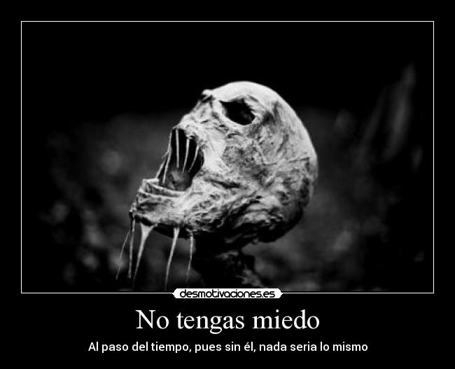 No tengas miedo - 