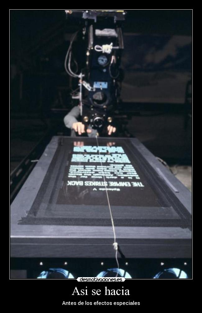 Asi se hacia - Antes de los efectos especiales