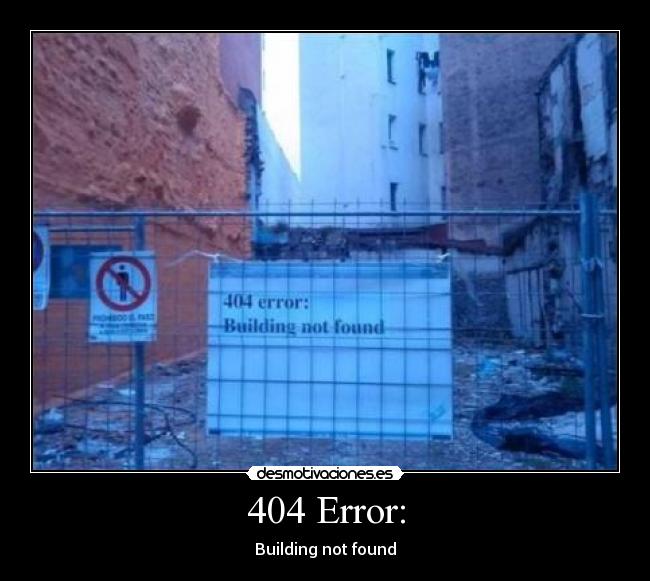 carteles error 404 desmotivaciones