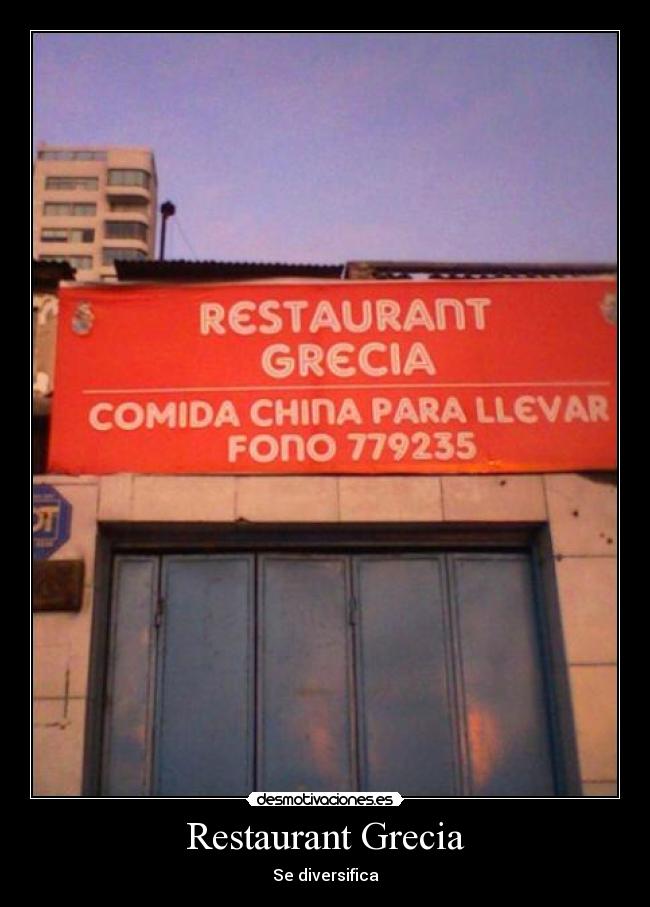 Restaurant Grecia - Se diversifica