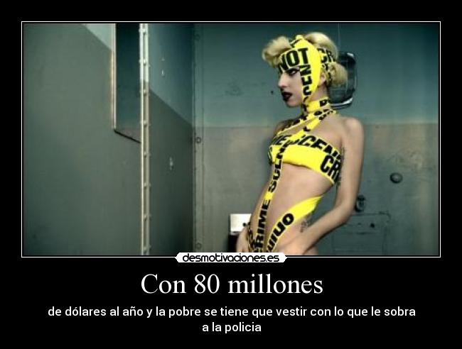 Con 80 millones -