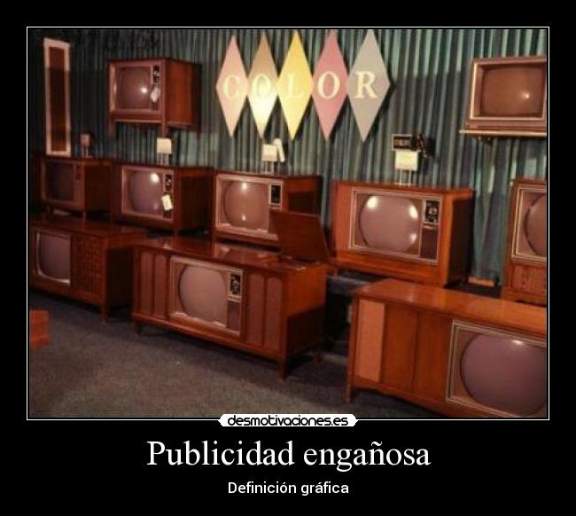 Publicidad engañosa - Definición gráfica