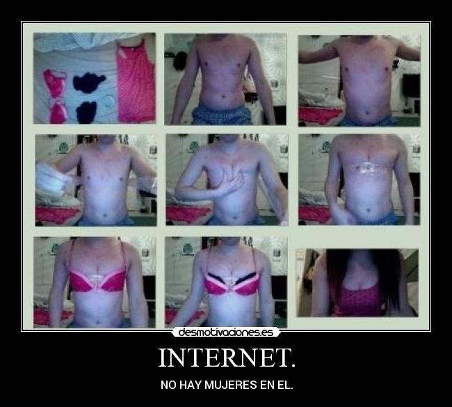 carteles internet mujeres internet hay mujeres the game you lost desmotivaciones